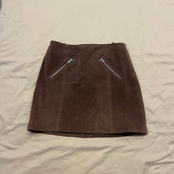 100% Leather BlankNYC Skirt - Picture 1 of 3